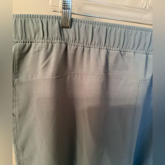 32 DEGREES COOL SIZE XL SLATE BLUE PULL ON STRAIGHT LEG HIGH RISE PANTS POCKETS - Picture 4 of 8